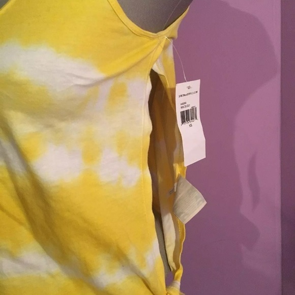DENIM & SUPPLY Tie Dye Yellow Tank Size XS - Picture 2 of 5